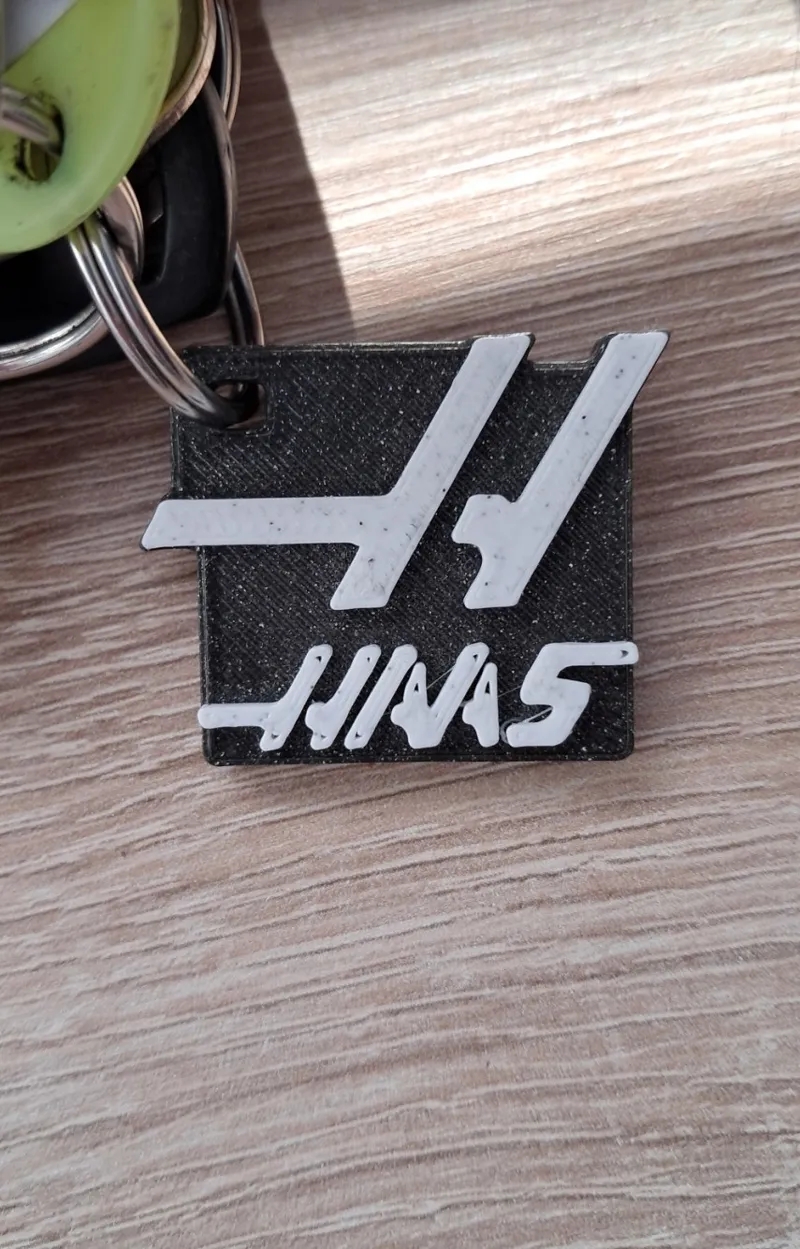 Haas logo key chain