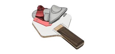 Quest3 TT Penhold Adapter (Wood ver.)