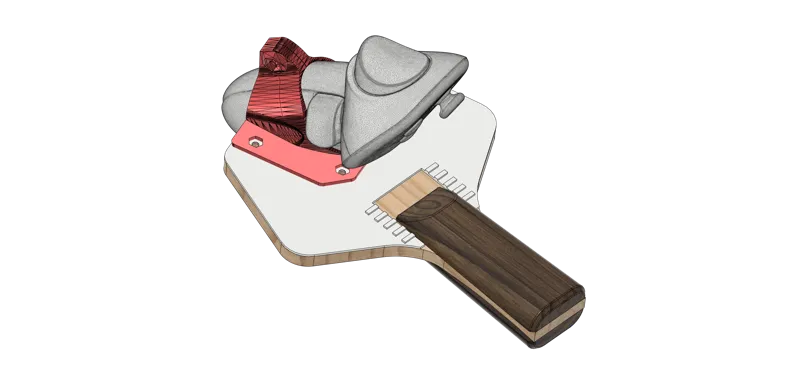 Quest3 TT Penhold Adapter (Wood ver.)