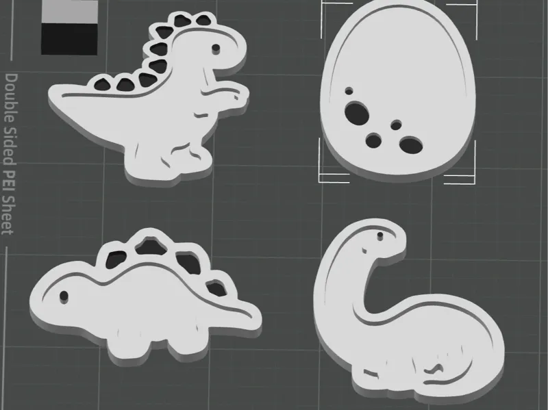 dinosaur shape/form