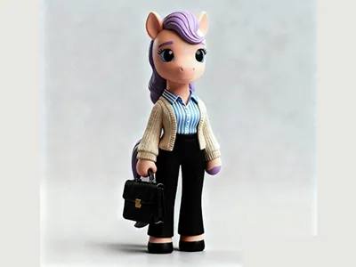 Year of the Horse: Workhorse Collectibles Series - Cute Horse Office Worker