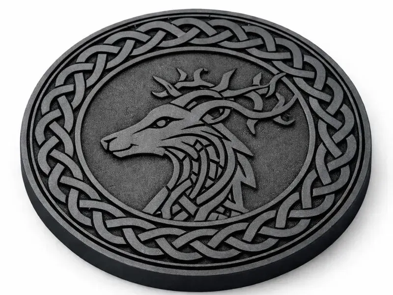 Anglo-Saxon Viking style coasters