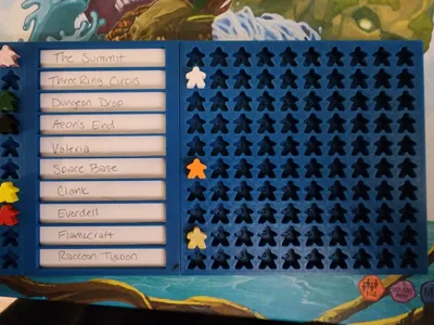 10x10 Board Game Tracker