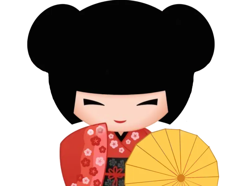 Kokeshi Bambola