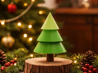 low poly Christmas tree