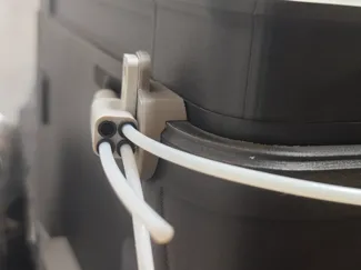 P1S 和 X1C 四合一 PTFE 适配器与外挂料架完美结合器