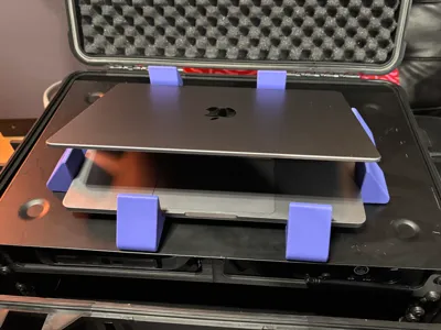 Rack-Mount Laptop Holder (Stage-Safe Design)