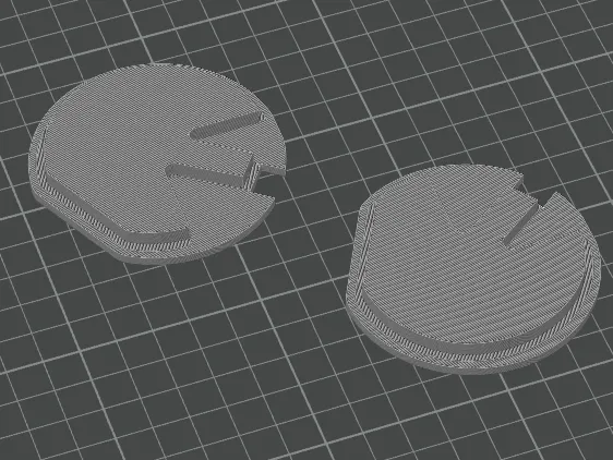 MB charging station end caps (printable from app)