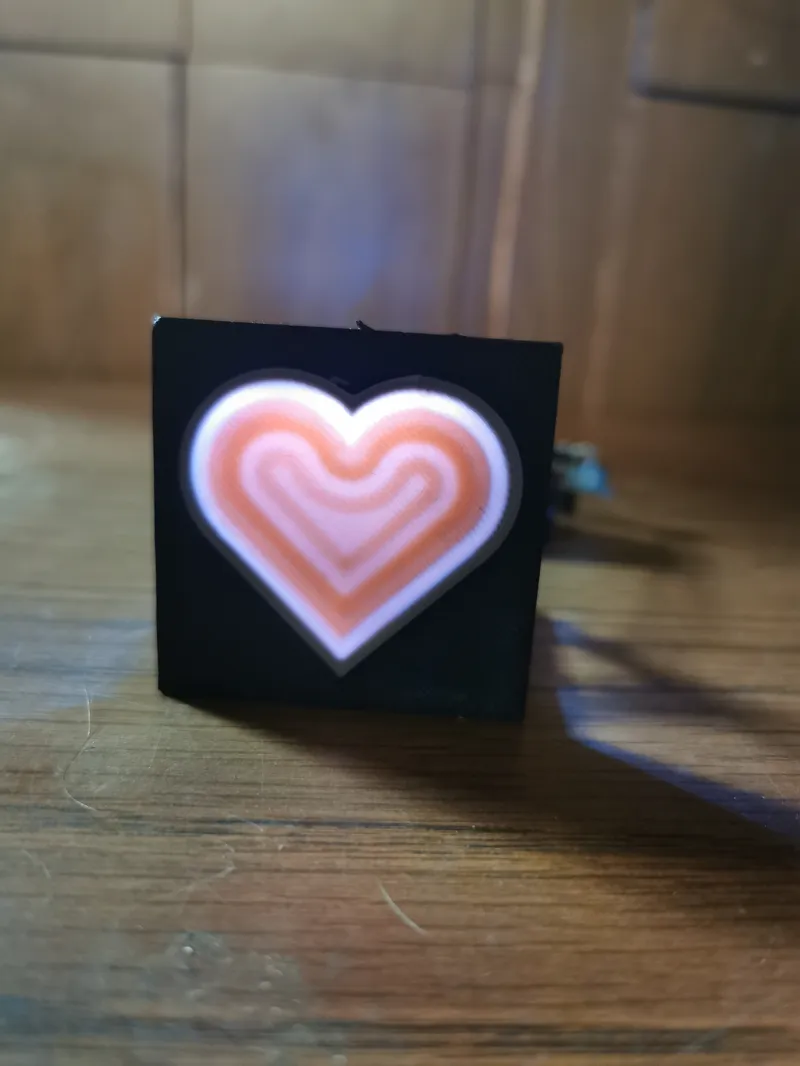 Heart LED diffuser
