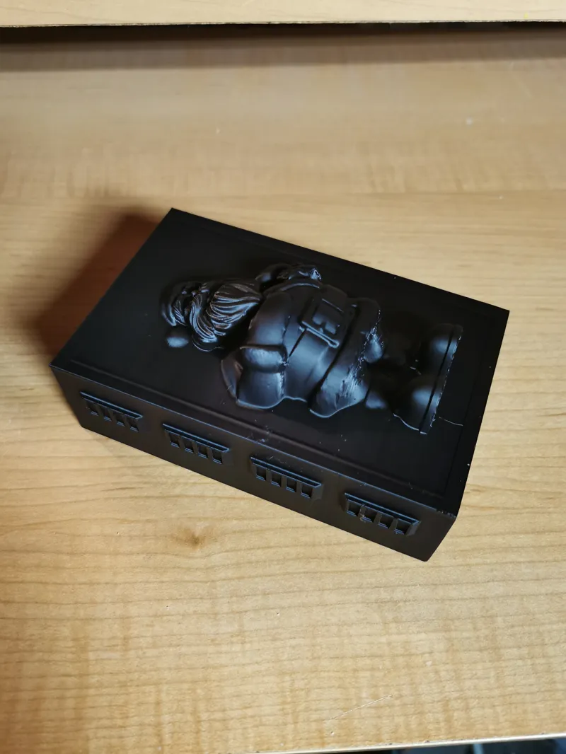 Santa Frozen in Carbonite