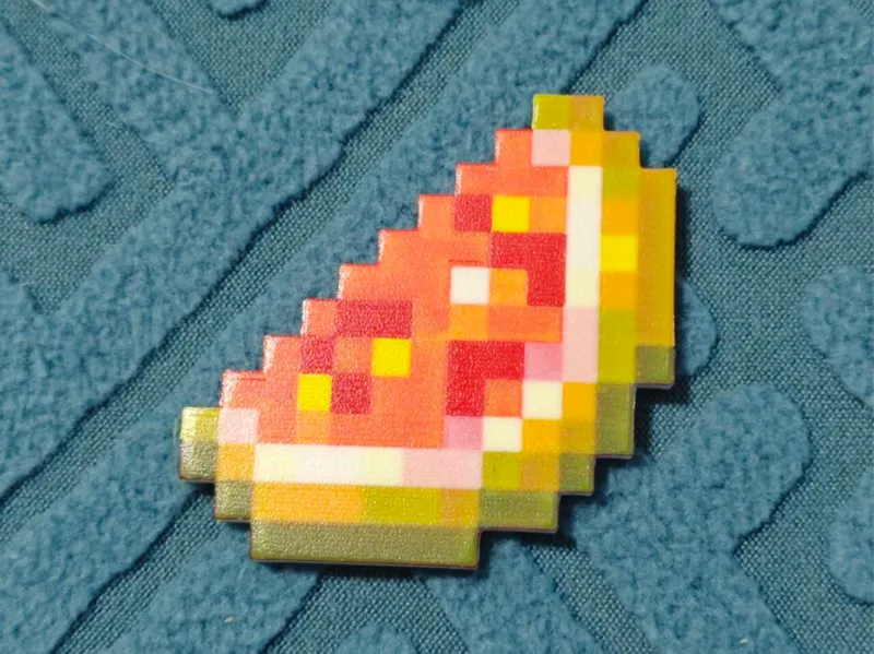 【四色打印】Minecraft Glistering_Melon_Slice 金西瓜片