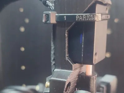 Filament sensor assembly with Ender-3 V3 KE guide
