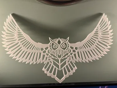 Owl wall art