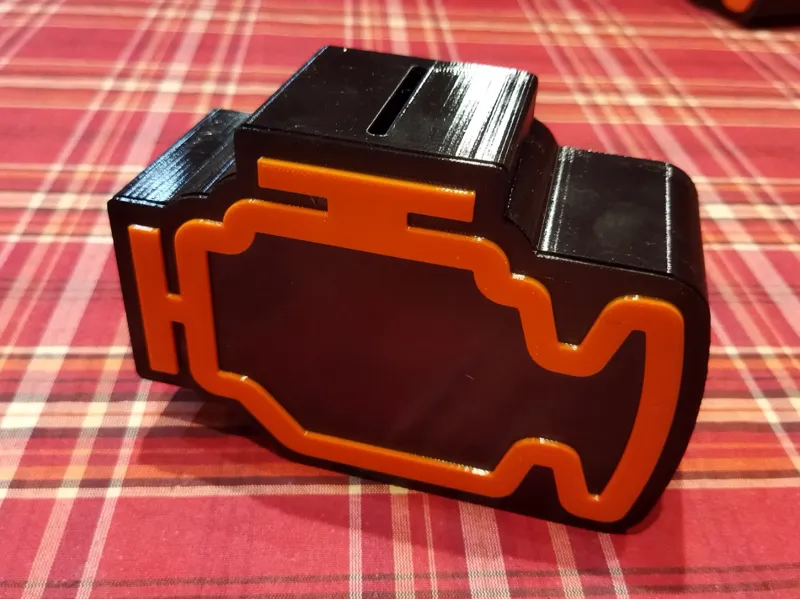 Check engine piggy bank