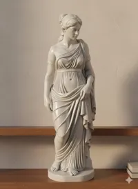 Statue de jeune femme style grec antique — photo 1