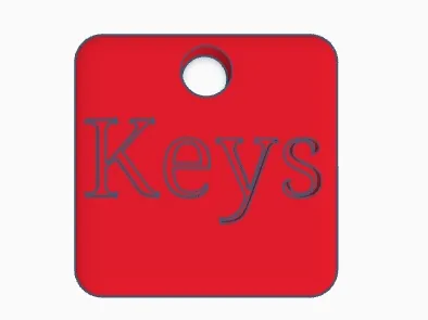 Keys Keychain