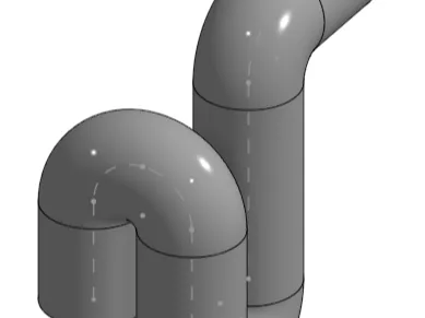 Air conditioning condensation water pipe syphon