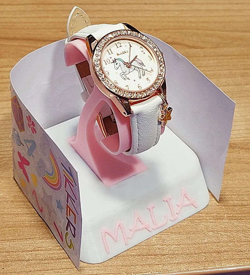 Minimalist Watch Stand Holder with Heavy Base