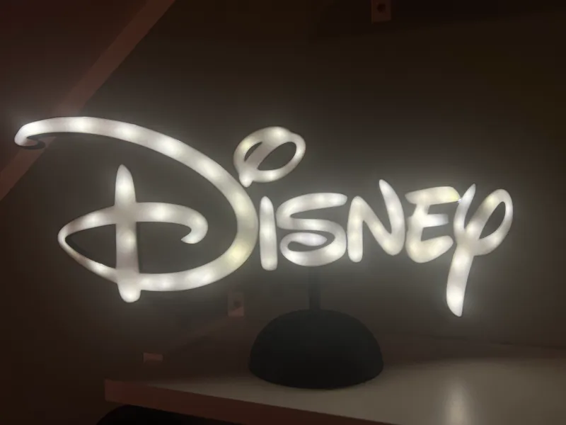 Disney Logo Lampe