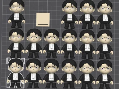Levi Ackerman flexi mini