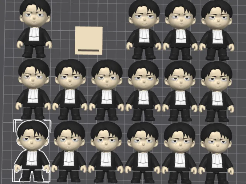 Levi Ackerman flexi mini