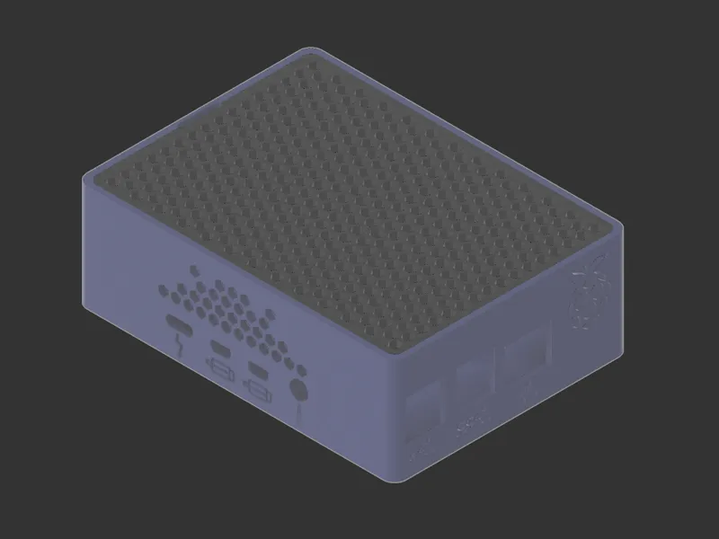Raspberry Pi 4 Hex-Case