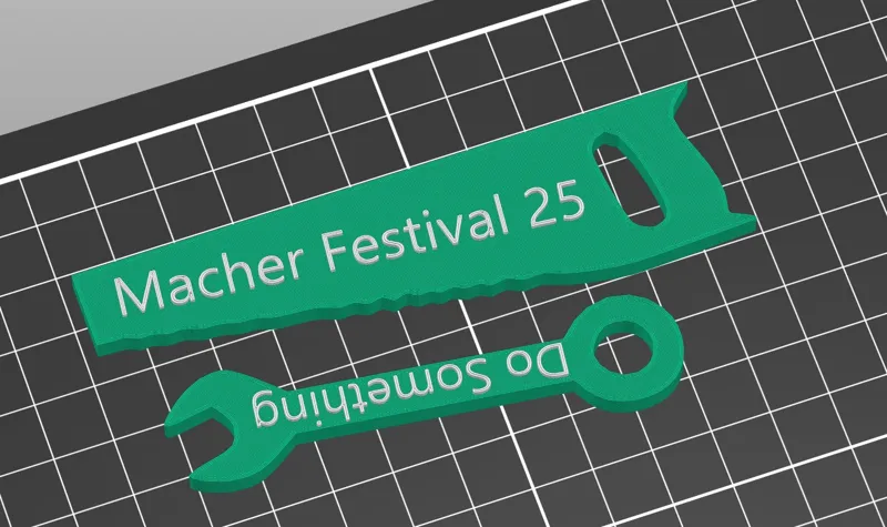 Macher Festival Schlüsselanhänger Keychain