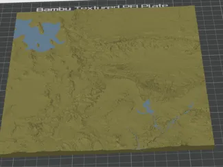 UTAH rockies /// topographic map