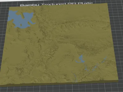 UTAH rockies /// topographic map