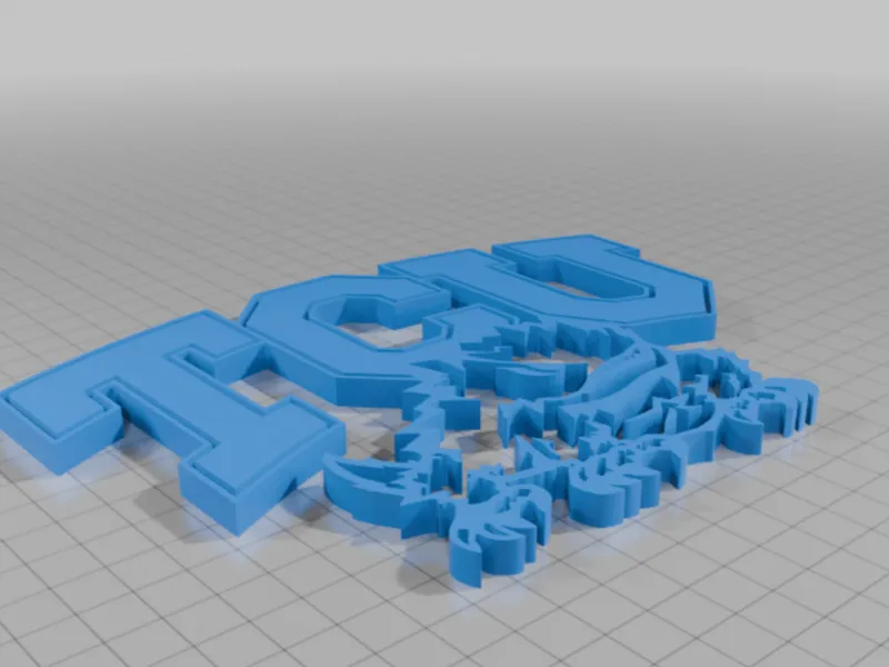 TCU logo for 3d print