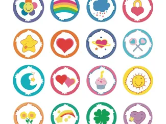 CareBear Tummy Coasters