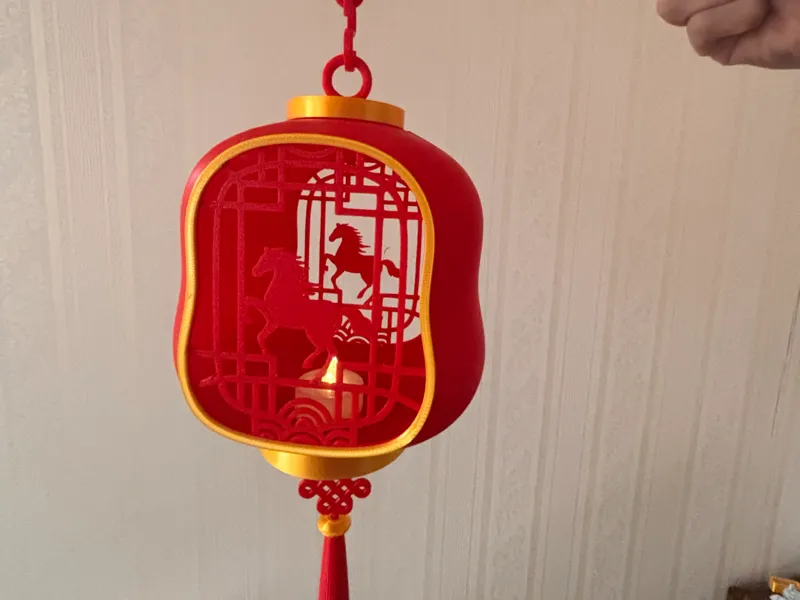 马年春节灯笼