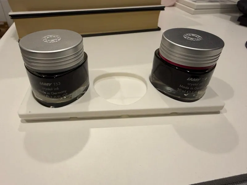 Desk Display for Lamy T53 Ink Bottles (Gridfinity)