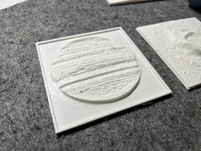 Tactile JWST Jupiter - Accessible Astronomy Model
