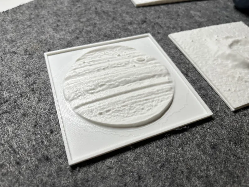 Tactile JWST Jupiter - Accessible Astronomy Model