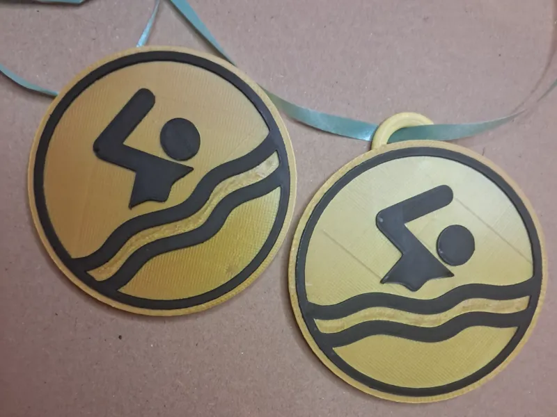 Swimming medal