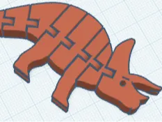 Flexi triceratops