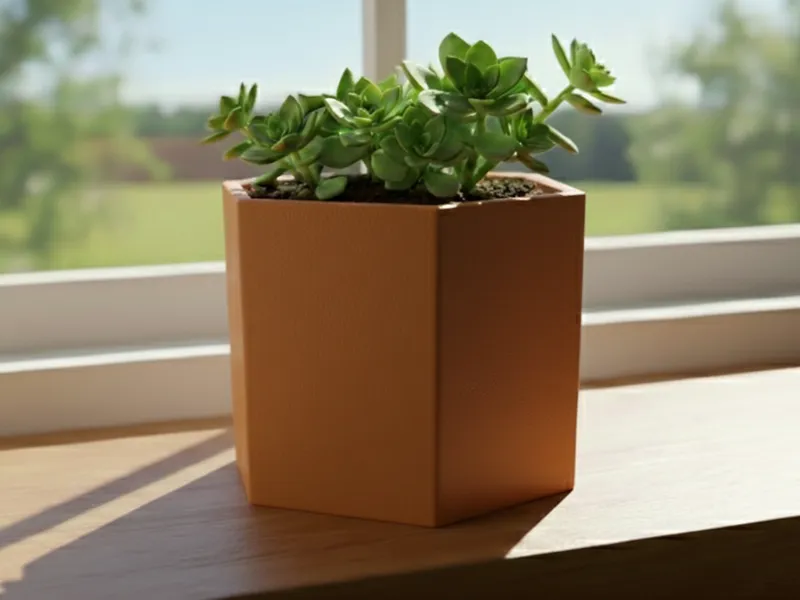 Modern Hexagon Plant Pot (Drainage Included)
