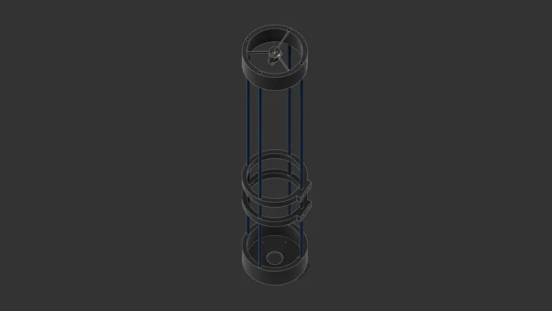 Newtonian Telescope Parametric - 200mm f1200mm