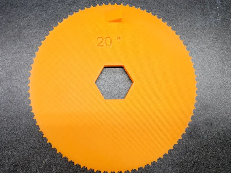 Wood Marker 20" wheel 