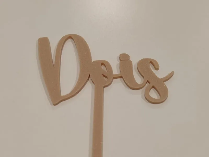 Topo de bolo Dois