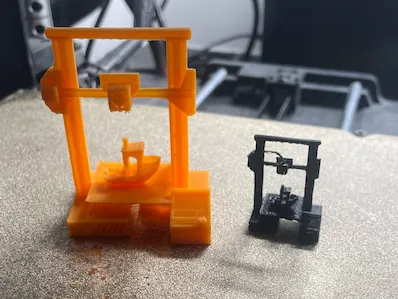 4d Benchy (printer printing benchy)