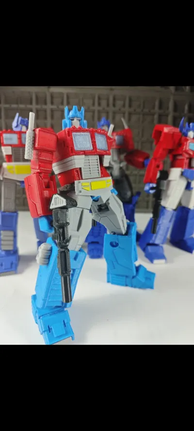 Transformers Optimus Prime fully articulated model - Free 3D Print ...
