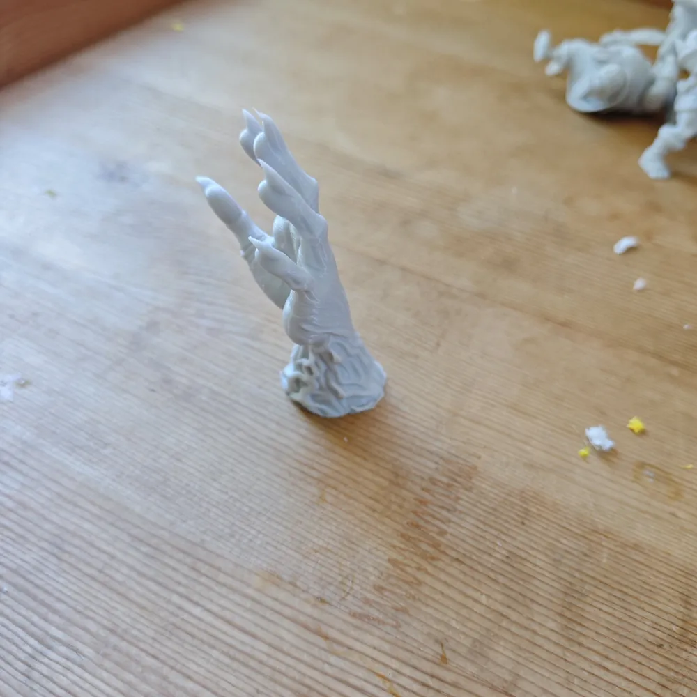 Pattern Demon Maker Hand Demon Hand Figurine Hand Model Miniature Model - Free 3D Print Model ...