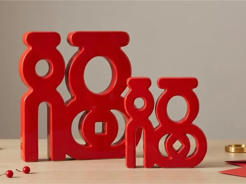 新中式“福”字立体摆件 