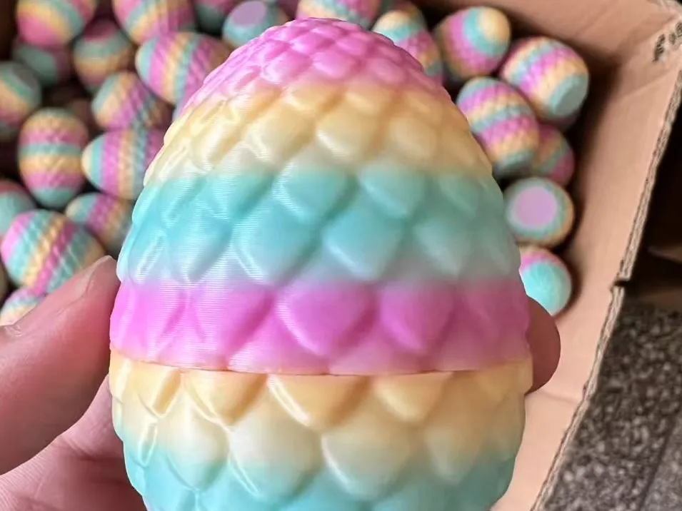 7cm Dragon Egg with keychain - Free 3D Print Model - MakerWorld