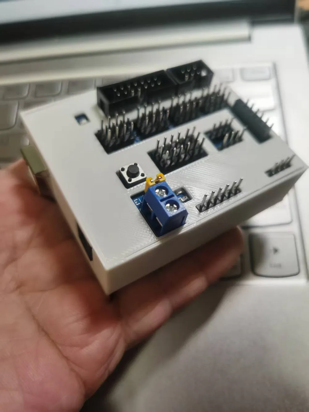 Arduino Uno R3 + Expansion Board Protective Case Enclosure - Free 3D ...