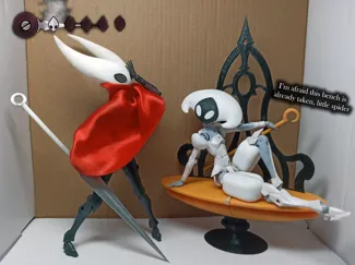 Silksong bench for 1/12 action figures