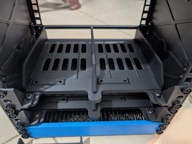 1U Two 3.5" Drive Rack For 10" Rack (Mod10 ver)