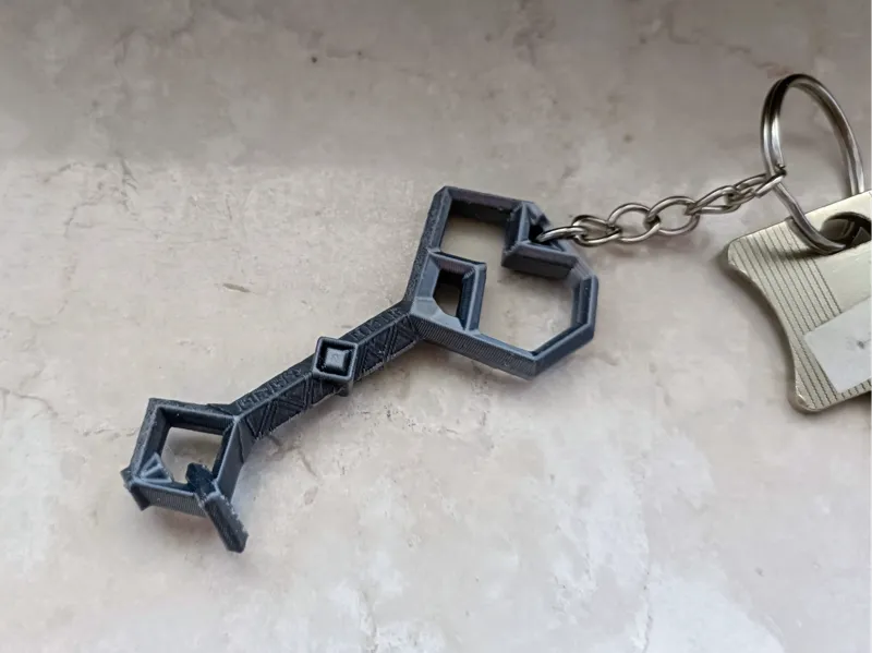 Erebor Key Keychain